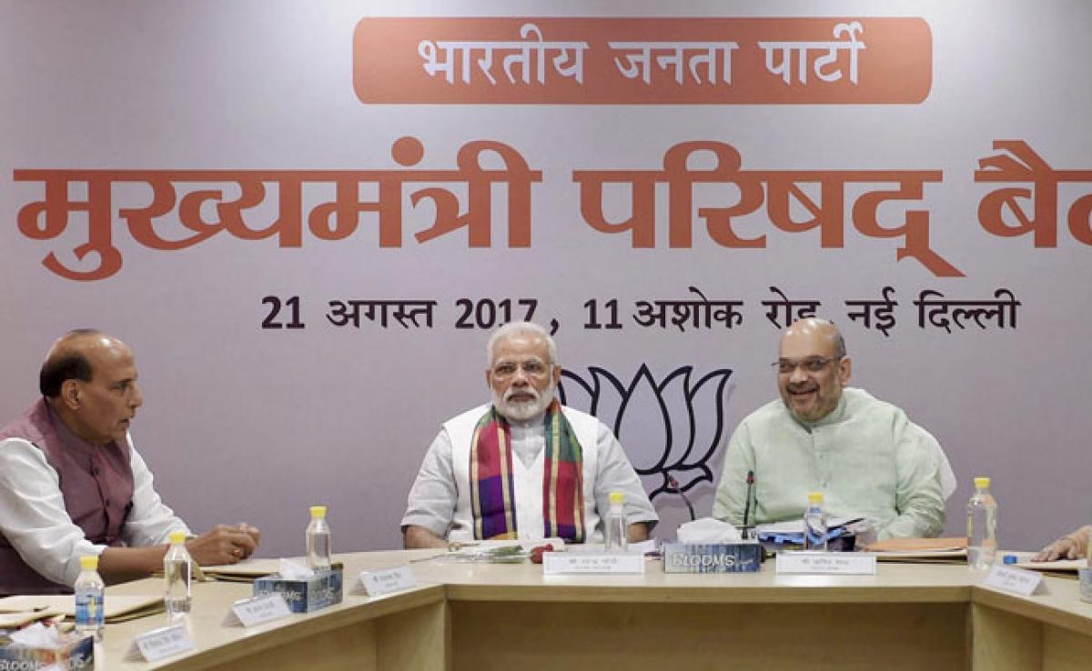 Work In Mission Mode For New India By 2022: PM Modi To BJP Chief Ministers